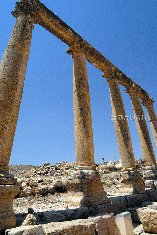 约旦Jerash: Cardo Maximus